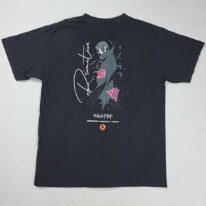 Primitive Naruto Itachi T-Shirt Men's Size Medium Black Grunge Skateboarding